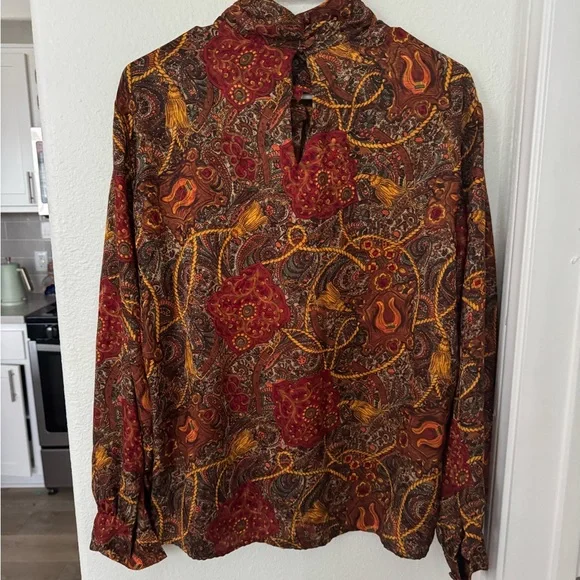 Vintage Heritage Road Blouse in Size 16 fits L & XL - Picture 4 of 6